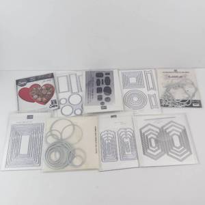 Sizzix Stampin Cut & Emboss Dies Lot - Frames, Circles & Tags