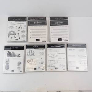 Stampin Up Cling Stamp Set Bundle - 7 Sets