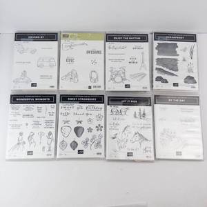 Stampin Up Photopolymer Stamp Set Lot of 8