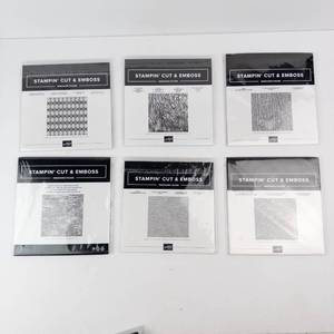 Stampin Cut & Emboss Embossing Folders (Lot of 6)