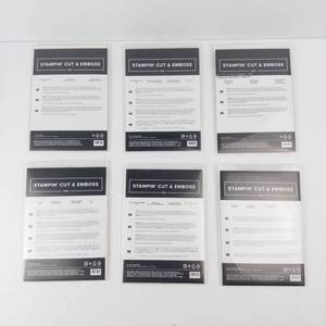 Stampin Cut & Emboss Dies - Lot of 6 Stampin Up Die Sets