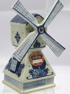 Delft Blue Ceramic Musical Moving Windmill Sound of Music&nbsp