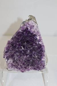 Deep Violet Amethyst Cluster Geode - (Calm, Balance, Meditation)