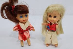 Mattel Liddle Kiddle Dolls Soapy Siddle, Lola Liddle (1966)