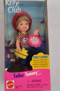 Mattel Kelly Club Tommy Dolls (Lot of 4) - Sailor, Pilot, Detective