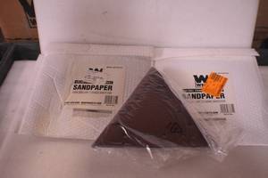WEN 6377SP120 Drywall Sander 120-Grit Hook and Loop 11-14 Inch Triangle Sandpaper, 10-Pack (2 packs)