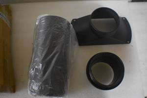 WEN DCA017 4-Inch by 36-Inch Flexible and Sculptable Dust Hose Kit with Couplers and Adapters