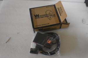WEN WA0392 120V 15-Amp Momentary Power Foot Pedal Switch for Woodworking