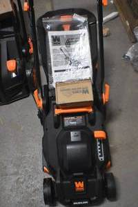 WEN 20835 20V Max 15-Inch Cordless Brushless Lawn Mower with 5Ah Battery and Charger