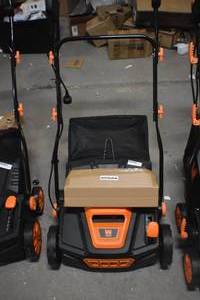 WEN DT1315 15-Inch 13-Amp 2-in-1 Electric Dethatcher and Scarifier with Collection Bag