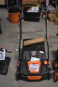 WEN DT1315 15-Inch 13-Amp 2-in-1 Electric Dethatcher and Scarifier with Collection Bag