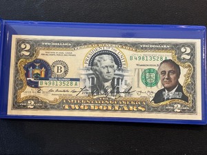 2013 Franklin Roosevelt $2 Dollar Federal Reserve Note