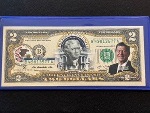 2013 Ronald Reagan $2 Dollar Federal Reserve Note