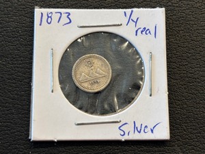 1873 Silver 14 Real