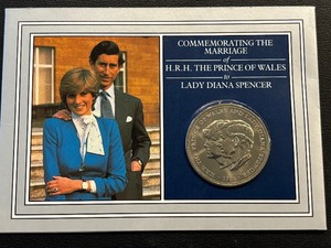 1981 Commemorative Prince Charles and Princess Diana Coin