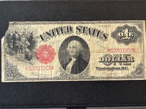 1917 Red Seal $1 Dollar Note
