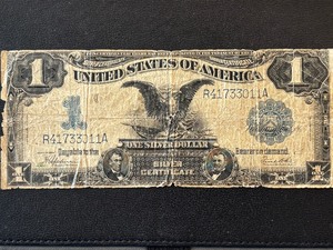 1899 Black Eagle $1 Dollar Silver Certificate