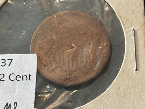 1865 Two Cent