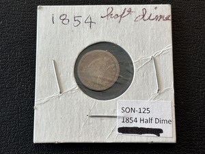 1854 Liberty Seated Half Dime