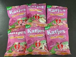 Katjes Squishy Wild & Free Gummies - Vegan No Animal Gelatin (Lot of 6)
