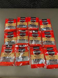 Jack Links Beef Jerky Original 0.89 oz Pouches (Lot of 12)