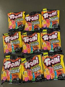 Trolli Sour Brite Squad Gummi Candy Bags - 4.25 oz Each (9 Total Bags)