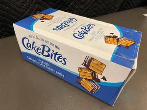 CakeBites Frosted Chocolate Chip Cookie Dough - 1 Box