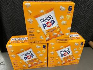 SkinnyPop White Cheddar Popcorn - 3 Boxes