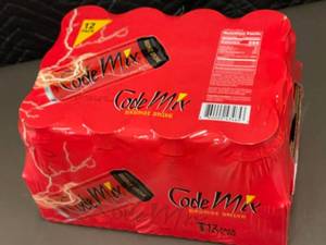 Code Mix Energy Drink 12-Pack 16 oz Cans (Best By 05082025)