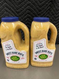 Sweet Baby Rays Garlic Parmesan Wing Sauce - 2 Bottles, 64 oz Each