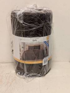 NEW MAINSTAYS BROWN CORDED QUILT SIZE FULLQUEEN REVERSIBLE