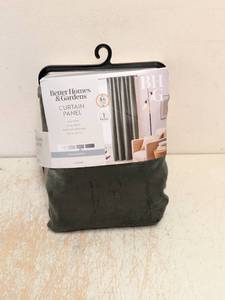 NEW BETTER HOMES & GARDENS CURTAIN PANEL GREEN VELVET