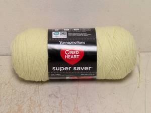 NEW YARNSPIRATIONS RED HEART SUPER SAVER YELLOW YARN