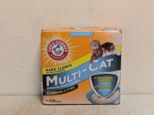 NEW ARM & HAMMER UNSCENTED HARD CLUMPS MULTI CAT CLUMPING LITTER