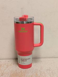 NEW STANLEY THE FLOWSTATE QUENCHER H2.0 TUMBLER 40 OZ PINK