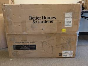 BETTER HOMES & GARDENS OVERSIZED COFFEE TABLE (WALNUT)