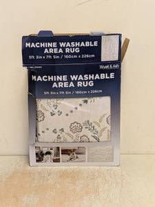 WYATT & ASH MACHINE WASHABLE AREA RUG ZINNIA