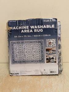WYATT & ASH MACHINE WASHABLE AREA RUG ESTELLA