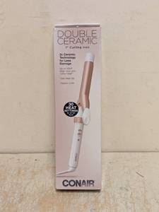 NEW CONAIR DOUBLE CERAMIC 1 CURLING IRON