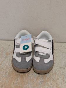 NEW CAT & JACK TODDLER SHOES SIZE 9 GRAYWHITE DAKOTA