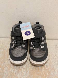 NEW CAT & JACK TODDLER BOOTS SIZE 6 BLACK SHAY