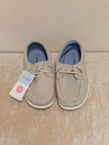 NEW CAT & JACK KIDS BRIAR SLIP ON SHOES SIZE 4 TAN