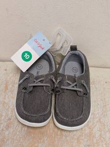 NEW CAT & JACK TODDLER SHOES SIZE 10 GRAY BOBBY