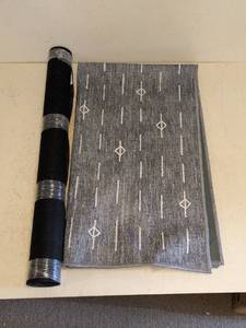 RUGGABLE MACHINE WASHABLE RUNNER WITH NONSKID PAD GREY