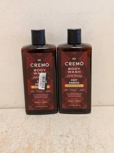 (2) NEW CREMO LIMITED EDITION COZY EMBERS BODY WASH