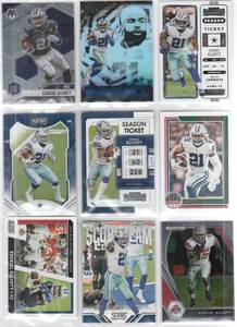 Ezekiel Elliott - 2021  2022 Prizm, Contenders, Playoff, Mosaic