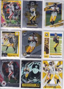 Ben Roethlisberger - 2020 Chronicles, Rookies & Stars, 2021 Illusions, Prizm Draft, Mosaic, Optic, 2023 Mosaic