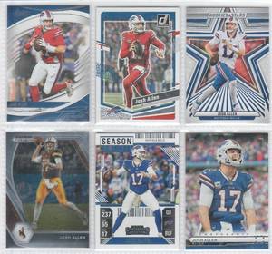 Josh Allen - 2021 Prizm Draft, 2022 Chronicles, 2023 Donruss, 2024 Rookies & Stars, 2025 Absolute