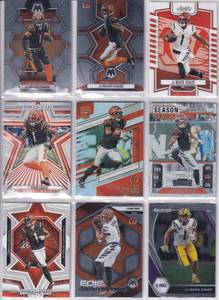 JaMarr Chase - 2021 Prizm Draft Picks, 2022 Donruss Elite, Mosaic, 2023 Absolute, Mosaic, 2025 Mosaic