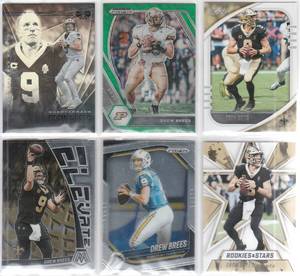 Drew Brees - 2020 Rookies & Stars, Absolute, Illusions, 2021 Prizm Draft, 2023 Mosaic, 2025 Prizm